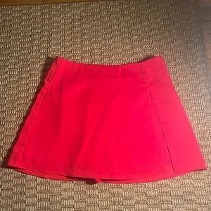 Red Skirt/Skort
